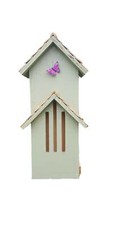 Butterfly House Large (Sage), 23", Bird Houses by Mark, Made in USA