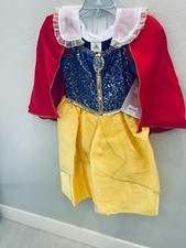 NWT Disney Store Snow White Princess Dress Costume Girls SZ 3