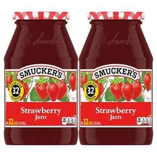 2 pack Smucker's Strawberry Jam, 32 Ounces fast delivery NEW