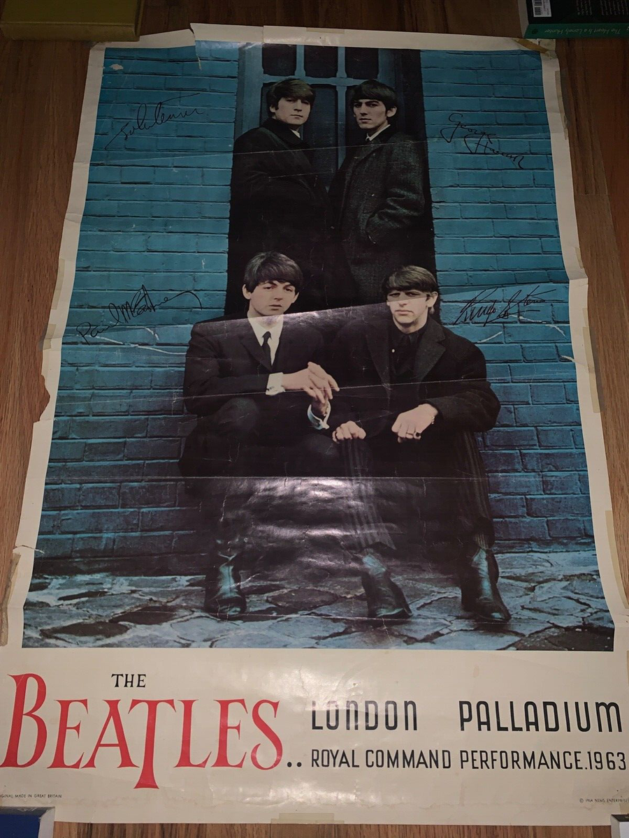 Original 1964 Beatles London Palladium Royal Command Performance