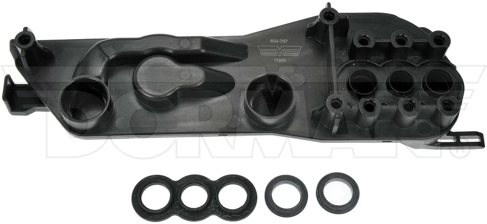 Soporte termostato enfriador de aceite transmisión automática para BMW 530xi 2006-2007 3,0 L L L6 Dorman Foto 2 de 4