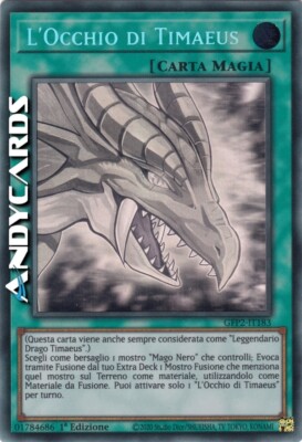 DAS AUGE DES TIMAEUS (The Eye Of Timaeus) Ghost Rare   GFP2 IT183   1Ed   YUGIOH!