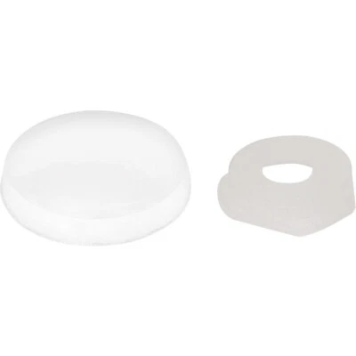 FORGEFIX Plastic Screw Cover WHITE 2 Piece Dome Cap Washer Decorative Furniture PACKS