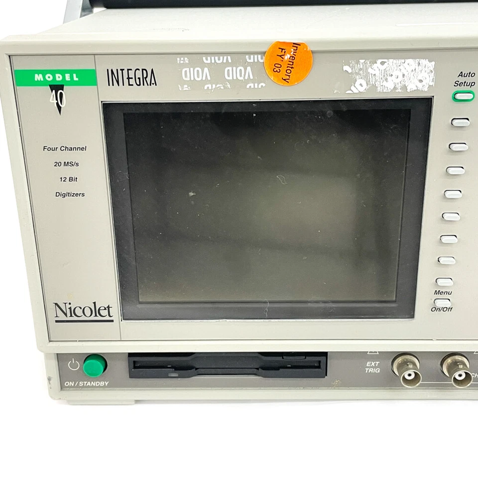Nicolet Integra Model 40 Digital Oscilloscope 4 Channel 20 MS/a 12 Bit 5 MHz - Image 4 of 4