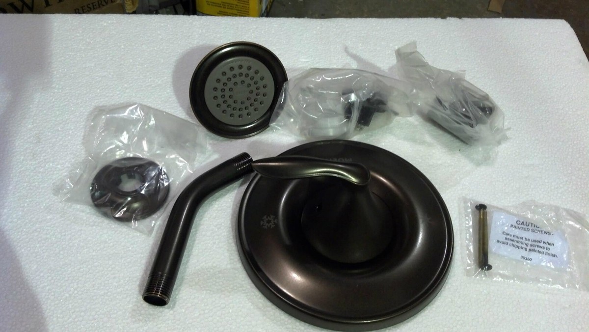 Moen T2132EPORB Eva Posi-Temp Shower Trim Kit – Oil Rubbed Bronze, Single-Function Showerhead, Valve Not Included