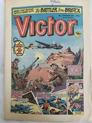 Victor #1258 30/3/85 Cadman, Swamp Rat DC Thompson UK Comic