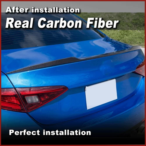 Carbon Spoiler Für Alfa Romeo Giulia 2015 Heckspoiler Abrisskante Lippe Flügel - Bild 8 von 13