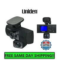 UNIDEN Dash Cam Dual Camera Auto Video Recorder Front Rear 1080P Mount Mirror 