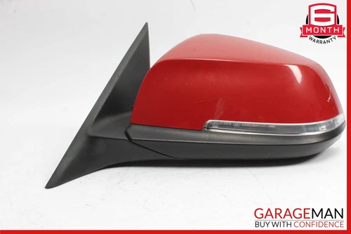 12-18 BMW F30 320i 328i Sedan Front Left Side Mirror Rear View Door Red OEM