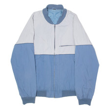 Giacca Vintage Da Uomo Grigia Anni '90 Colourblock L