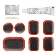bike tyre repair kit puncture inner tube bicycle patch + glue MTB kid