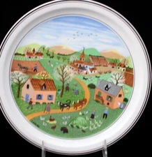 Villeroy & Boch DESIGN NAIF Dinner Plate Four Seasons "Spring" GREAT CONDITION