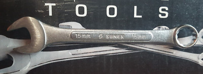 Sunex Tools 15mm. Raised Panel Combination Wrench SUN715M P6C