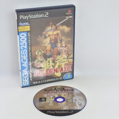 GOLDEN AXE Sega Ages 2500 No Instruction PS2 Playstation 2 For JP