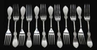 RARE GORHAM (1865) IONIC (12) STERLING SILVER 7 1/2" DINNER FORKS