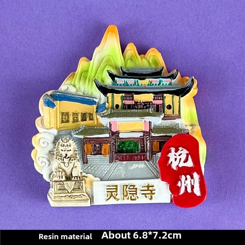Zhejiang Province Fridge Magnets Refrigerator Sticker Home Resin China Souvenir - Picture 23 of 37
