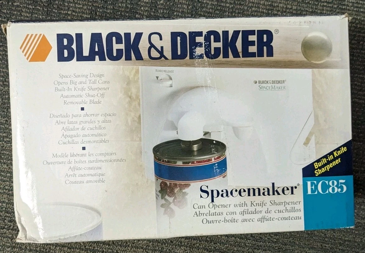 Ouvre-boîte Vintage Black & Decker EC60G – Modèle Spacemaker – Fonctionnel