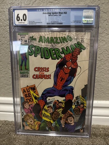 Amazing Spider-Man #68 CGC 6.0 Kingpin Appearance (Marvel, 1969)