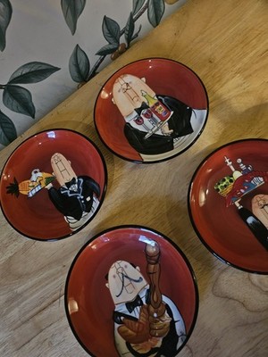 Vintage Teller: ''Abendessen wird serviert'' von Tracy Flickinger, international zertifiziert