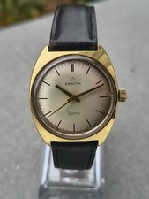 Orologio Zenith Stellina Sporto Placcato Oro Carica Manuale Calibro 2542 anni 70