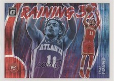 2020-21 Panini Donruss Optic Raining 3s Red Pulsar Prizm Trae Young #8 s3g