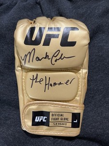 Mark Coleman Autographed UFC Gold Glove Signed Inscribed “The Hammer”