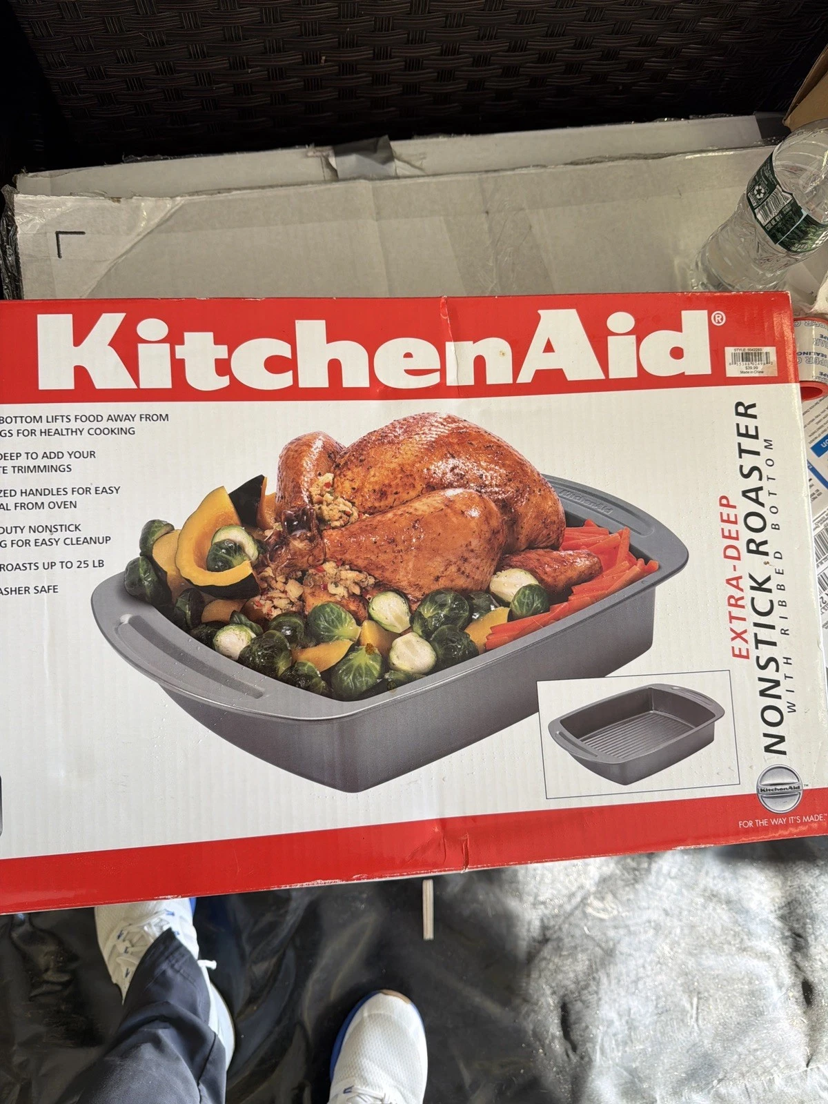 Kitchenaid Extra Deep Nonstick Roaster With Ribbed Bottom
Opens in a new window or tab