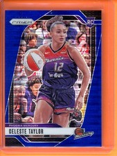 Celeste Taylor Blue Pulsar Prizms Rookie /199 2024 Panini Prizm WNBA #48