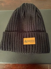 NWOT Toddler Madog Wool Beanie Hat Black