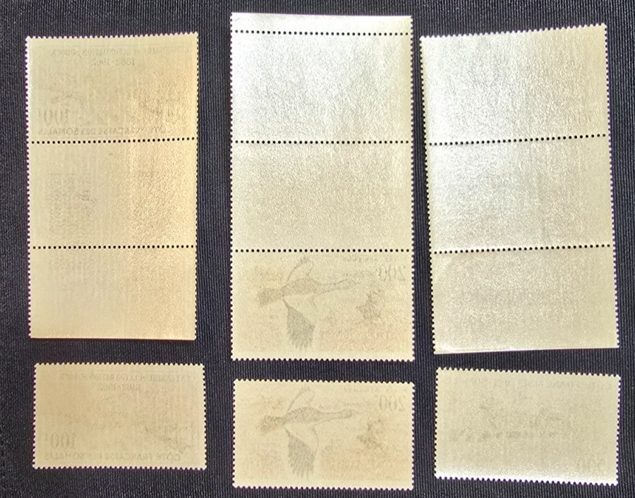 1962 Somali Coast - Sc# C23 C24 C25 (airmail) - 100th Anniv. of Obock. MNH - Image 2 of 4