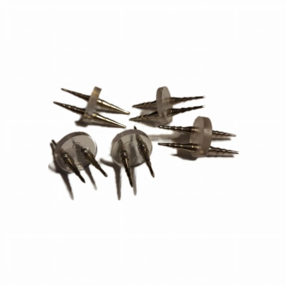 SCONOSCIUTO 5x Spinotti tubo LED e flexineon prolunga tubo tubo Ø13mm 2 pin posizione dec...