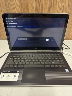 HP Pavilion x360 m3 i3-7100U 6GB No HDD Boots BIOS   Battery Dead, Hinges OK