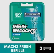 GILLETTEMach3+Replacement Cartridge Refill 3s