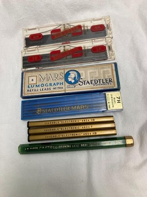 Mars Lumograph-Eagle-Koh-I-Noor-Staedtler-90 Pc Mechanical Pencil Lead Refills