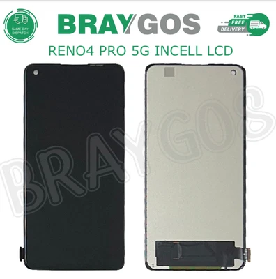 BRAYGOS For Oppo Reno4 Pro 5G CPH2089 INCELL LCD Display Assembly Touch Screen Digitizer