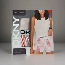 NWT DKNY Women's Tank and Shorts Set Pink Medium