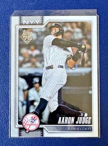 2026 Topps Series 1 #1 Aaron Judge Image Variation SP Yankees companion card