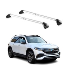 Dachträger Grundtäger für Mercedes EQB X243 2022-2026 100kg Alu Silber 2 tlg ABE