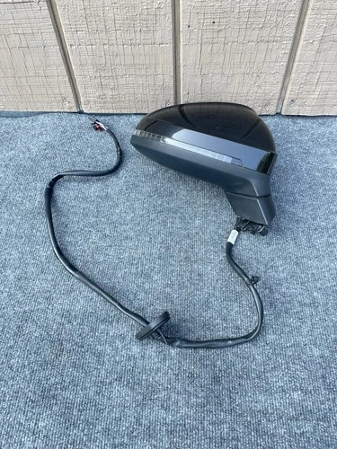 17-24 Audi A4 Allroad Front Right Passenger Side Door Rear View Mirror Gray OEM