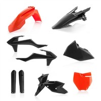 Acerbis VollstäNdiger Kunststoff-Kit Schwarz Orange FüR KTM SX-F 450 2016-2018