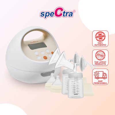 Spectra S2 Pro Elektrische Milchpumpe 2 Flansche Set FedEx Versand aus Korea