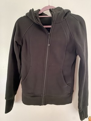 Lululemon Scuba-Hoodie mit Reißverschluss Gr. 4 (36) Schwarz   neuwertig