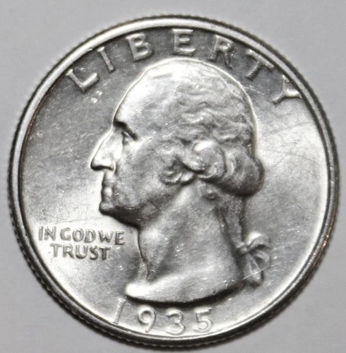 1935-D Washington Quarter - AU/BU - #9456D