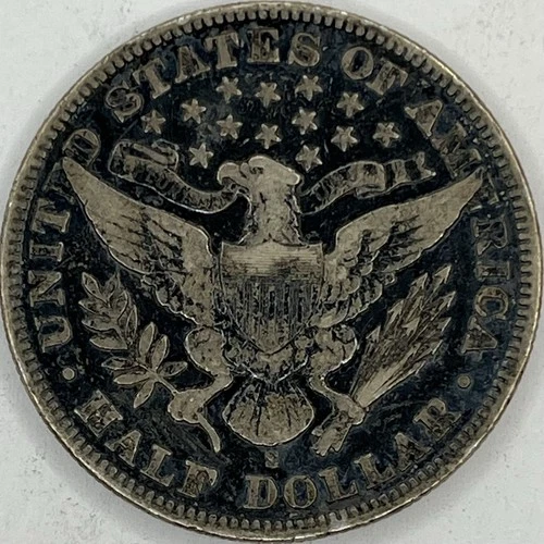 1910-S Barber Silver Half Dollar in a SAFLIP® - VF Details Cleaned