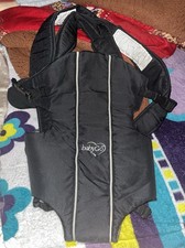 babyGo Black Infant Baby Carrier Buckle Closure Size Adjustable