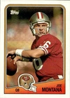 1988 Topps Football SET BREAK #38 Joe Montana NMMT