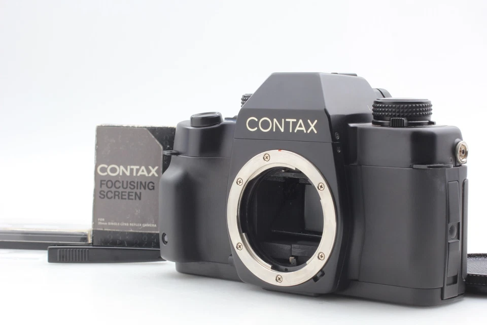 【COMO NUEVA】 CONTAX ST 35mm Cámara fotográfica SLR cuerpo negro solo de JAPÓN Foto 4 de 4
