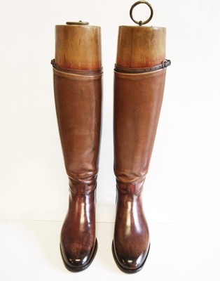 Custom Bespoke Leather Riding Boots, EU 