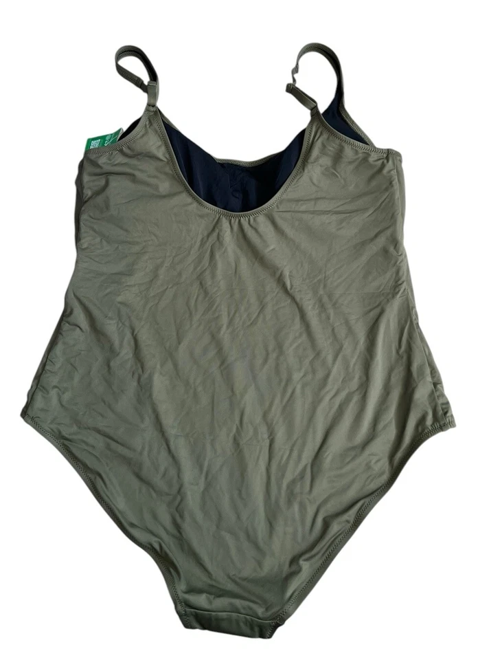 GAP XL женщин оливковый зеленый 1шт купальник летний отпуск бассейн пляж курорт новый - Изображение 3 из 4