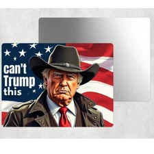 Cant Trump This American Flag Tin Sign Door Home Wall Decor Metal